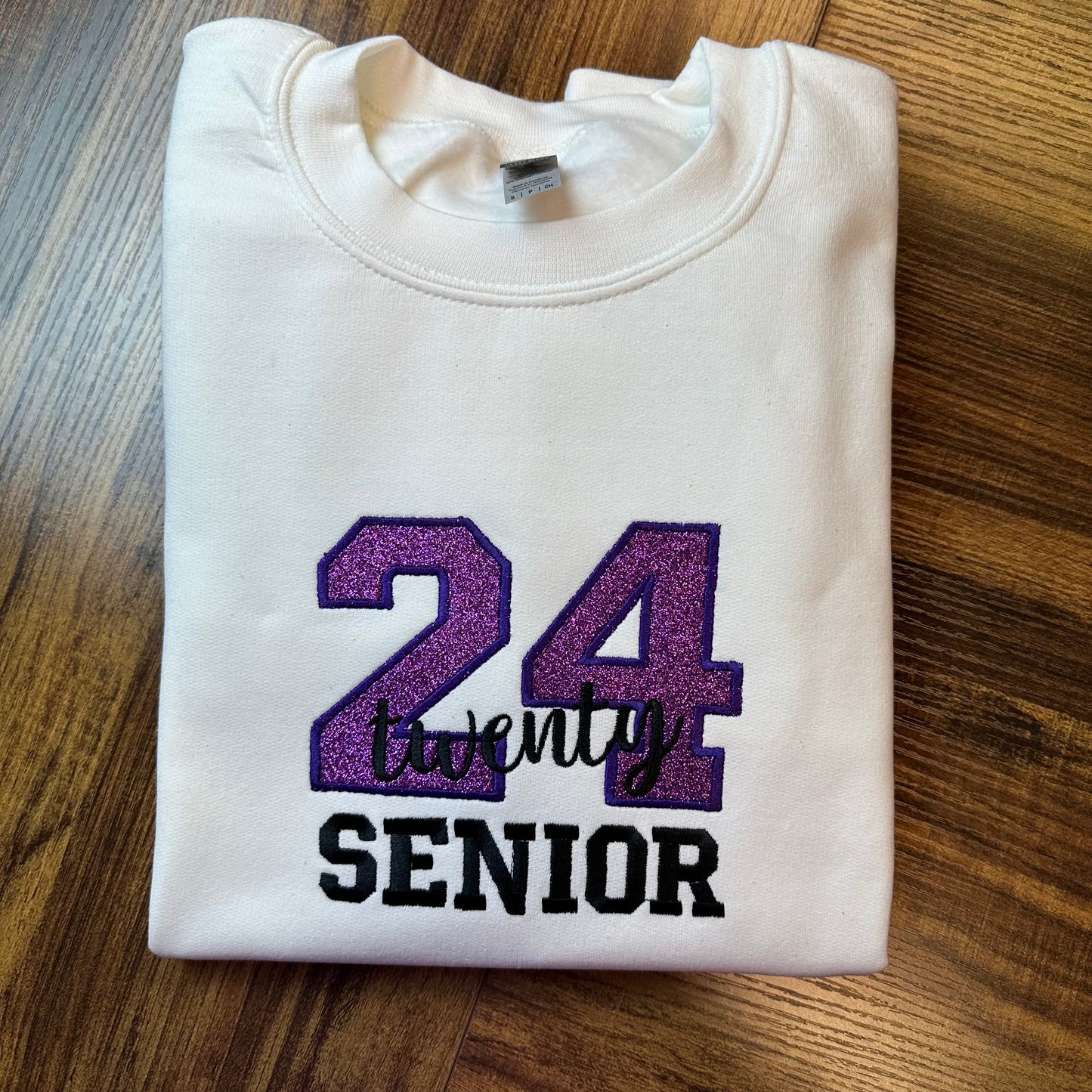 2024 Senior Glitter Embroidery Sweatshirt