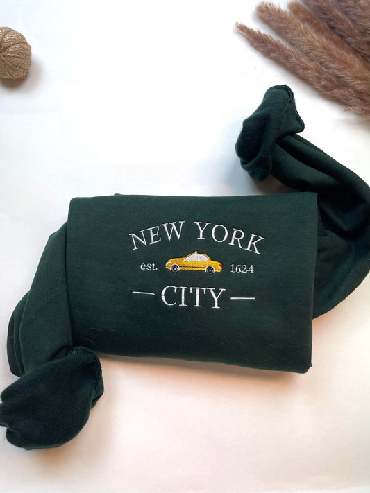 New York Embroidered Sweatshirt