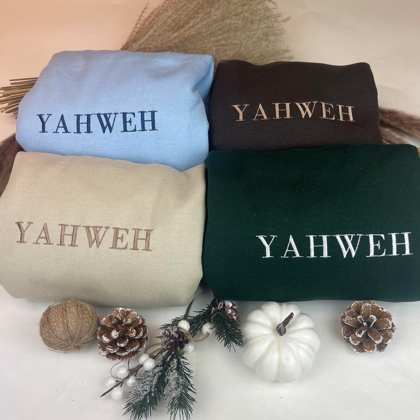 Yahweh Embroidered Sweatshirt