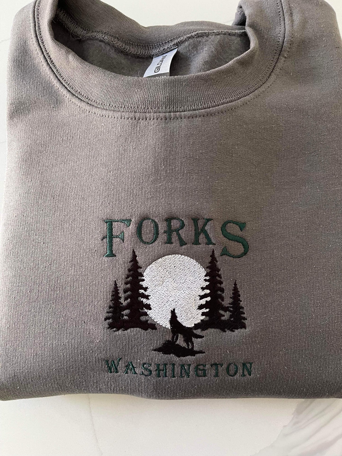 Forks Embroidered Sweatshirt