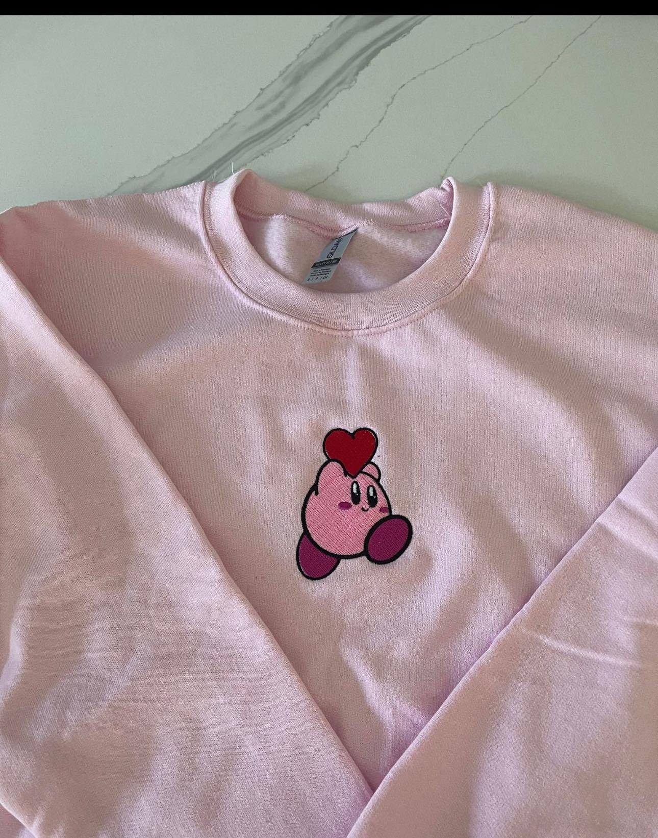 Kirby Valentine Embroidered Sweatshirt