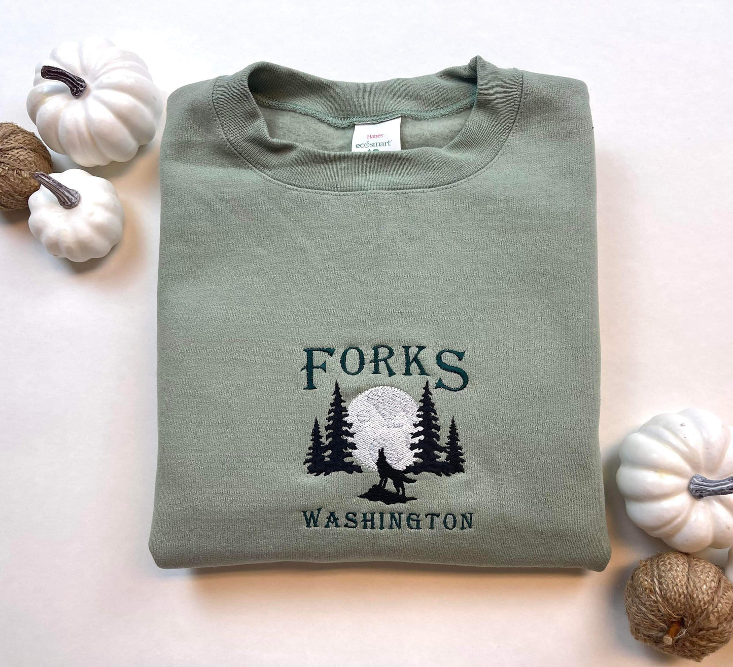 Forks Embroidered Sweatshirt