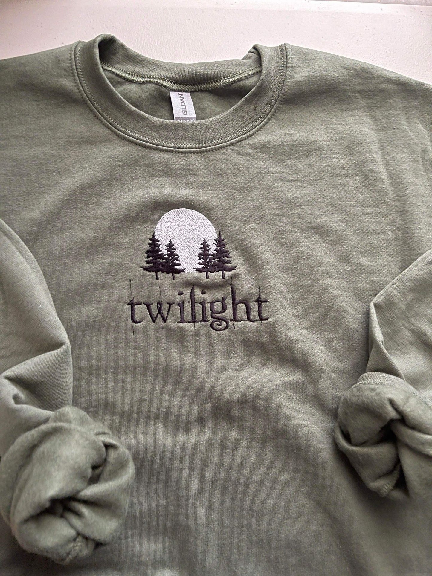 Twilight Moon Sweatshirt Embroidered