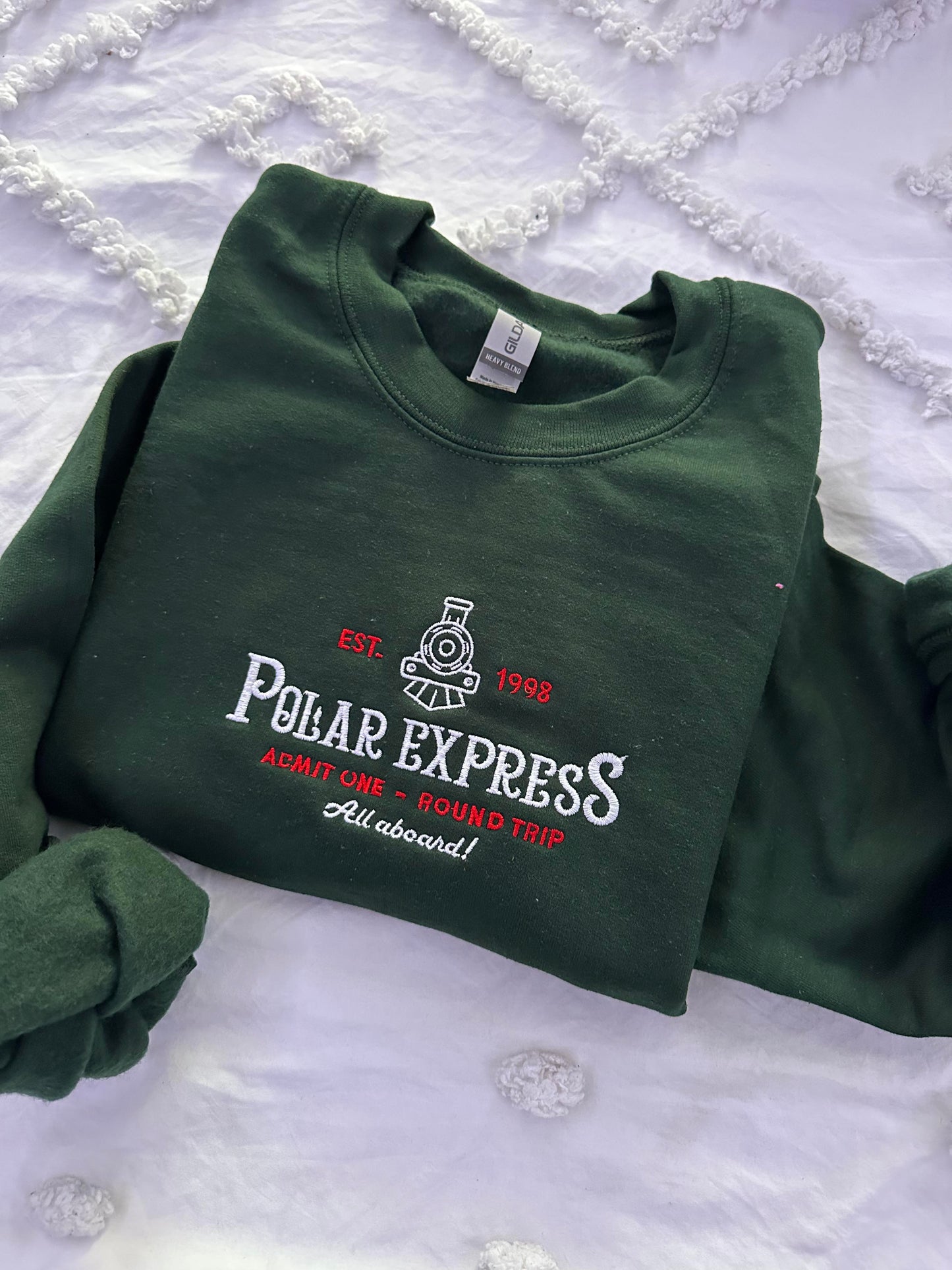 Polar Express Embroidered Sweatshirt