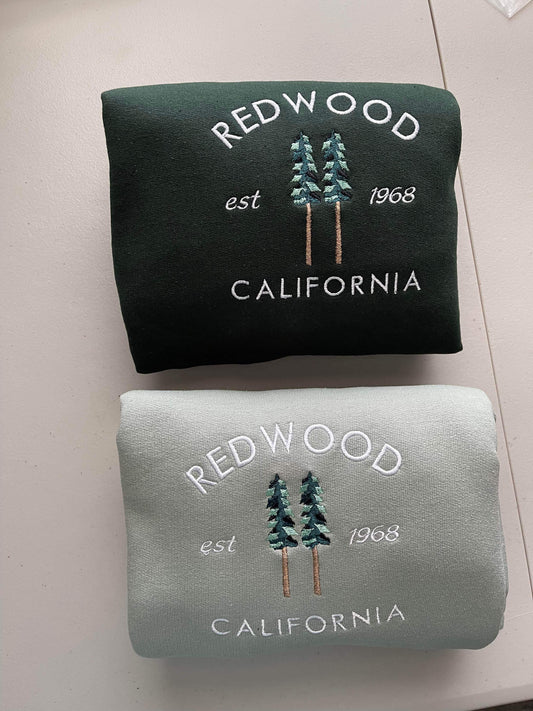 Redwood National Park Embroidered Sweatshirt