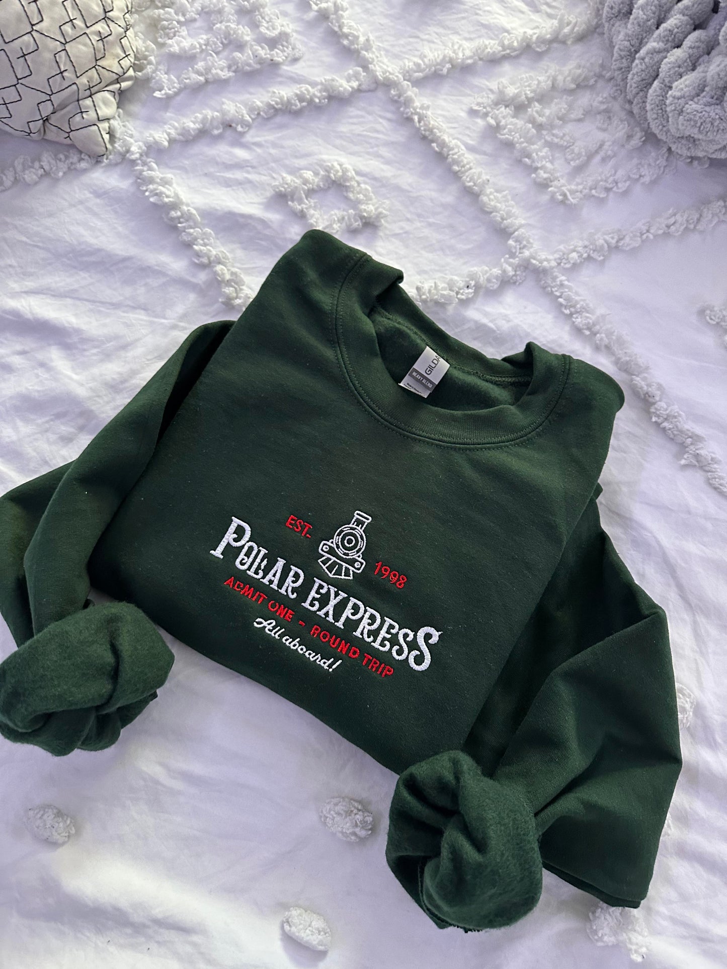 Polar Express Embroidered Sweatshirt