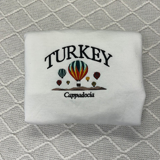 Turkey Cappadocia Embroidered Sweatshirt