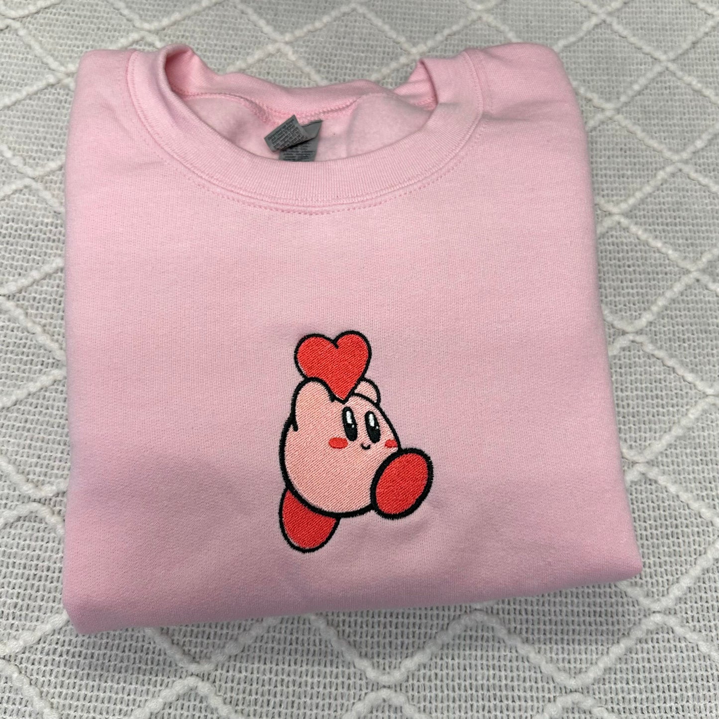 Kirby Valentine Embroidered Sweatshirt